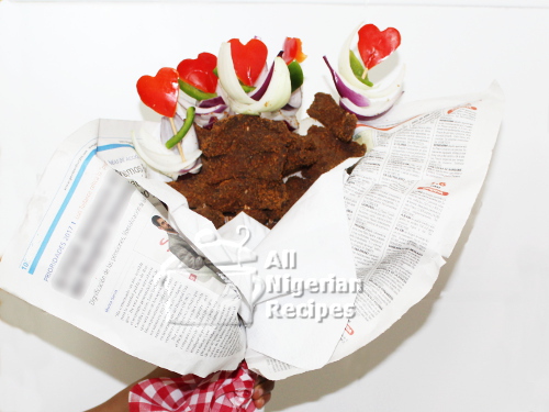Nigerian suya bouquet